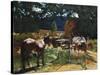 One in the Pasture-Walter Ufer-Stretched Canvas