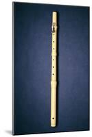 One-Keyed Flute, Made by Naust, Paris, C.1725 (Ivory)-French-Mounted Giclee Print