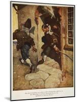 One Last Tremendous Cut Which Would Certainly Have Split Him to the Chine-Newell Convers Wyeth-Mounted Giclee Print