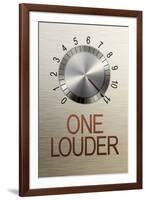 One Louder These Go to 11 Music-null-Framed Art Print