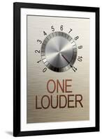 One Louder These Go to 11 Music-null-Framed Art Print