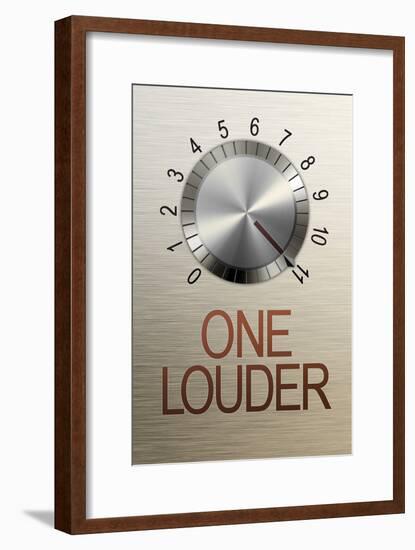 One Louder These Go to 11-null-Framed Poster