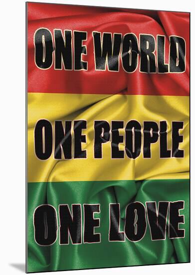 One Love-null-Mounted Poster
