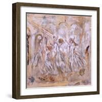 One Man Dancing with Five Women-Marta Gottfried-Framed Giclee Print