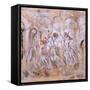 One Man Dancing with Five Women-Marta Gottfried-Framed Stretched Canvas