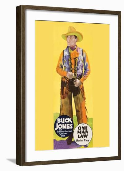 One Man Law-null-Framed Art Print