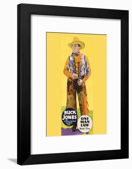 One Man Law-null-Framed Art Print