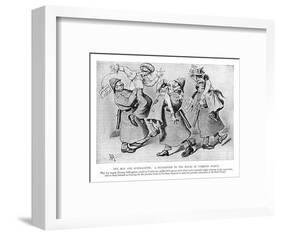 One Man, One Suffragette-Edward Tennyson Reed-Framed Art Print