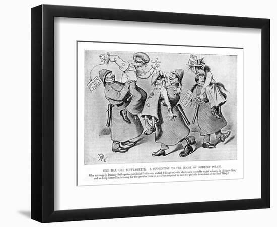 One Man, One Suffragette-Edward Tennyson Reed-Framed Art Print