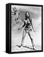 One Million Years B.C., Raquel Welch, 1966-null-Framed Stretched Canvas