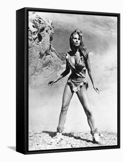 One Million Years B.C., Raquel Welch, 1966-null-Framed Stretched Canvas