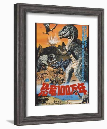 One Million Years B.C., Raquel Welch on Japanese Poster Art, 1966-null-Framed Art Print