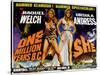 One Million Years BC, 1966, She, 1965, US lobby card-null-Stretched Canvas