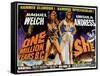 One Million Years BC, 1966, She, 1965, US lobby card-null-Framed Stretched Canvas