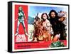 One Million Years BC, L-R, Front, Raquel Welch, John Richardson, 1966-null-Framed Stretched Canvas