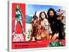 One Million Years BC, L-R, Front, Raquel Welch, John Richardson, 1966-null-Stretched Canvas