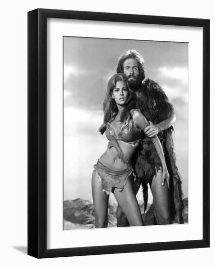 One Million Years BC Raquel Welch, John Richardson, 1966-null-Framed Photo