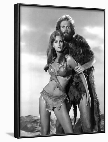 One Million Years BC Raquel Welch, John Richardson, 1966-null-Framed Photo