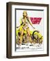 One Million Years BC, Raquel Welch on French Poster Art, 1966-null-Framed Art Print