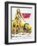 One Million Years BC, Raquel Welch on French Poster Art, 1966-null-Framed Art Print