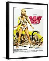 One Million Years BC, Raquel Welch on French Poster Art, 1966-null-Framed Art Print