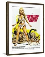 One Million Years BC, Raquel Welch on French Poster Art, 1966-null-Framed Art Print