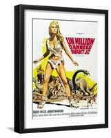 One Million Years BC, Raquel Welch on French Poster Art, 1966-null-Framed Art Print