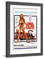 One Million Years BC, US Poster Art, Raquel Welch, 1966-null-Framed Art Print