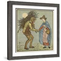 One Misty, Moisty Morning-Walter Crane-Framed Giclee Print