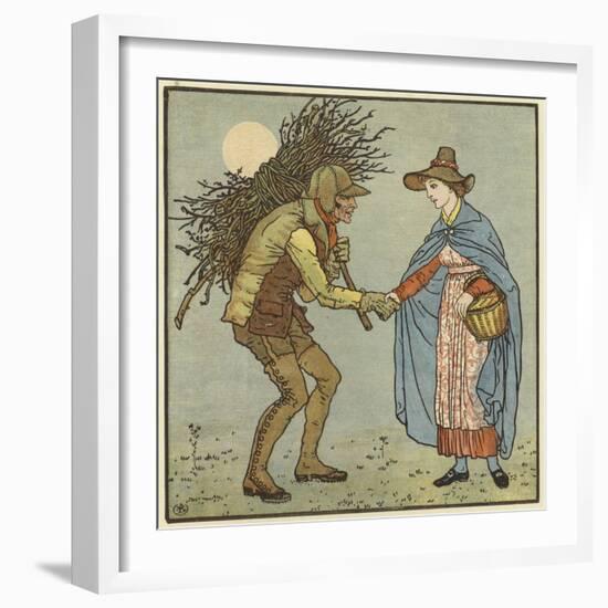 One Misty, Moisty Morning-Walter Crane-Framed Giclee Print