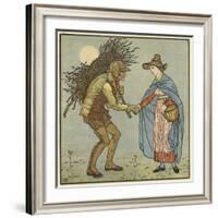 One Misty, Moisty Morning-Walter Crane-Framed Giclee Print