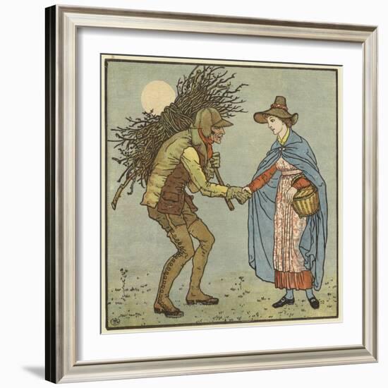 One Misty, Moisty Morning-Walter Crane-Framed Giclee Print