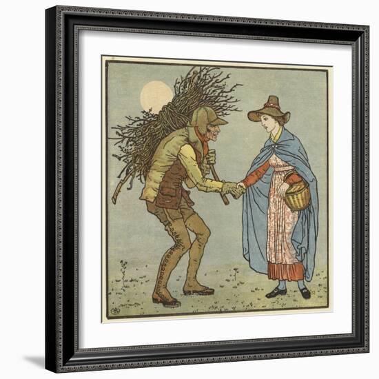 One Misty, Moisty Morning-Walter Crane-Framed Giclee Print