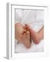 One Month Old Newborn Baby Girl-Amanda Hall-Framed Photographic Print