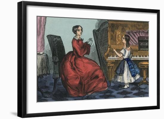 One More Time at the Piano-Charles Butler-Framed Art Print