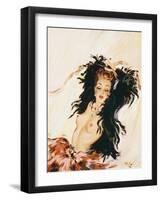 One Must Get Some Sleep Sometime-David Wright-Framed Art Print