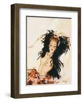 One Must Get Some Sleep Sometime-David Wright-Framed Art Print