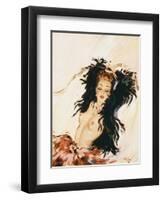 One Must Get Some Sleep Sometime-David Wright-Framed Art Print