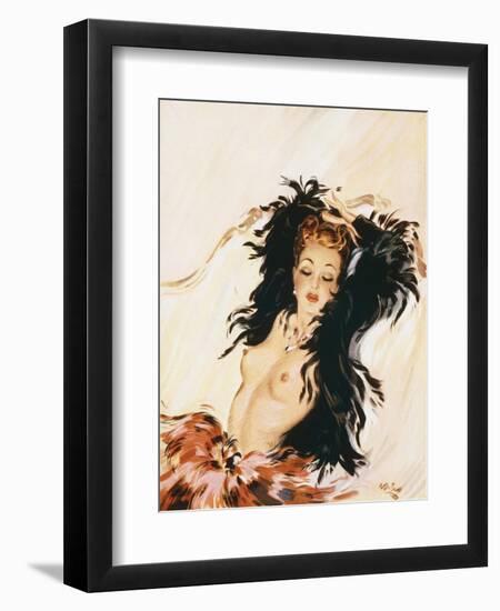 One Must Get Some Sleep Sometime-David Wright-Framed Art Print