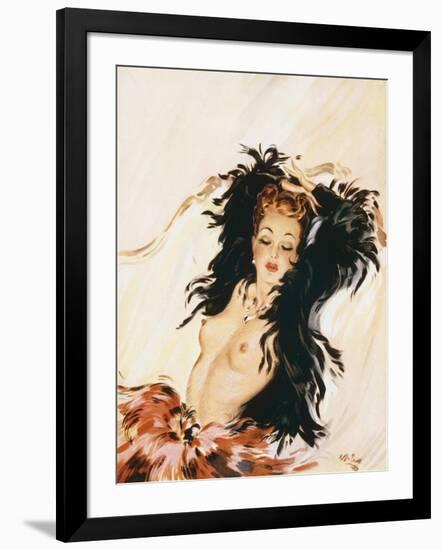 One Must Get Some Sleep Sometime-David Wright-Framed Art Print