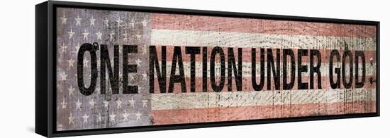 One Nation Under God-null-Framed Stretched Canvas