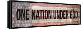 One Nation Under God-null-Framed Stretched Canvas