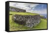 One of 53 Stone Masonry Houses at Orongo-Michael Nolan-Framed Stretched Canvas