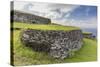 One of 53 Stone Masonry Houses at Orongo-Michael Nolan-Stretched Canvas