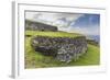 One of 53 Stone Masonry Houses at Orongo-Michael Nolan-Framed Photographic Print