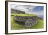 One of 53 Stone Masonry Houses at Orongo-Michael Nolan-Framed Photographic Print