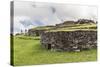 One of 53 Stone Masonry Houses at Orongo-Michael Nolan-Stretched Canvas