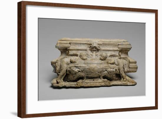 One of 9 Maquettes for the Sam Wilson Chimneypiece, C.1908-14-Alfred Gilbert-Framed Giclee Print