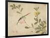 One of a Series of Paintings of Birds and Fruit, Late 19th Century-Wang Guochen-Framed Giclee Print