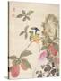 One of a Series of Paintings of Birds and Fruit, Late 19th Century-Wang Guochen-Stretched Canvas